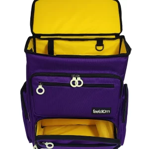 MAX large deluxe wheelchair bag in black, spacious and durable mobility storage accessory