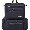 MAX medium wheelchair backpack in black, compact and durable mobility storage bag with adjustable straps